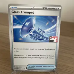 Pokemon Prize Pack Series 7 Glass Trumpet 135/142 - PLAY STAMP Stellar Crown - Image 1
