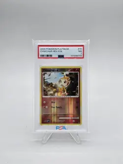 2009 Pokemon Chimchar Platinum #70 Reverse Foil Holo PSA 7 Low Pop - Image 1