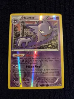 Pokemon Haunter Generations Uncommon Reverse Holo Ghost Creature 34/83 70HP - Image 1