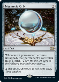 1x Mesmeric Orb NM, English MTG Double Masters - Image 1