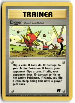 2000 Pokemon - Team Rocket Digger #75/82 - Image 1