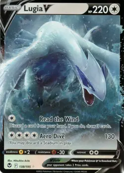 Lugia V Silver Tempest Sword & Shield 138/195 Pokemon TCG - Image 1