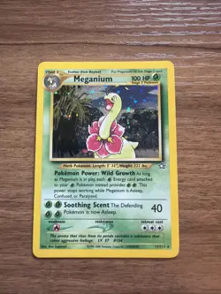 Pokemon TCG Neo Genesis Unlimited Meganium 11/111 (MP) - Image 1