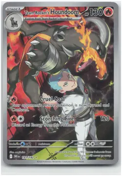 Team Rocket's Houndoom - 191/182 DRI SV10: Destined Rivals NM - Pokemon TCG - Image 1
