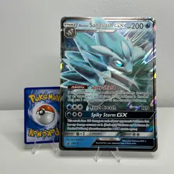 JUMBO Alolan Sandslash GX Oversized Promo SM236 Full Art Holo 2020 Pokemon TCG - Image 1