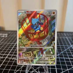 Pokemon Riolu Pokemon Center Exclusive Mega Evolution Promo 010 Full Art Holo - Image 1