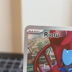 Pokemon Riolu Pokemon Center Exclusive Mega Evolution Promo 010 Full Art Holo - Image 3