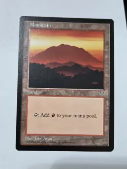 Magic The Gathering Mountain (D) Mirage Land Common Vintage Mtg - Image 1