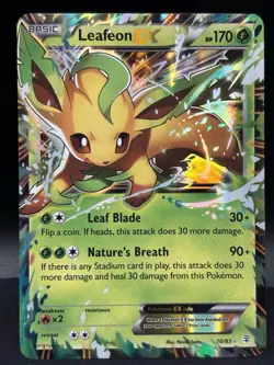 Leafeon EX 10/83 Holo Rare EX Generations Pokemon MP - Image 1