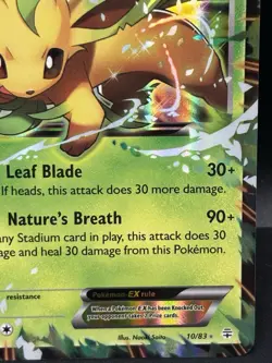 Leafeon EX 10/83 Holo Rare EX Generations Pokemon MP - Image 5