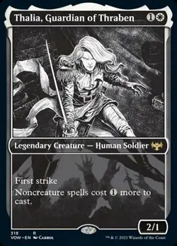 Thalia, Guardian of Thraben (Showcase) -Foil Light Play MTG - Image 1
