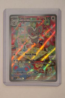 Pokemon TCG Cinccino 183/162 SV05: Temporal Forces Holo Near Mint - Image 1