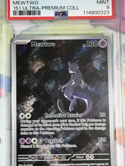 2023 POKEMON SVP EN-SV PROMO 151 ULTRA-PREMIUM COLLECTION #052 MEWTWO PSA MINT 9 - Image 2