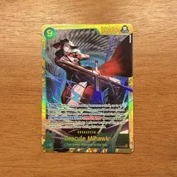 One Piece TCG Dracule Mihawk SEC OP14-119 Secret Azure Sea’s Seven English (B) - Image 1