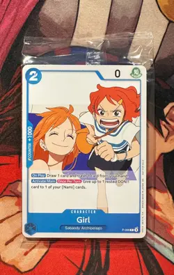 One Piece TCG - Girl - Prerelease Fan Letter Promo Sealed - P-096 - English - Image 1