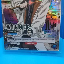 Aoshi Shinomori (014) (Winner) - Union Arena Promotion Card Sealed - Image 2