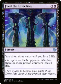 X 1 Feed the Infection NM Phyrexia: All Will Be One 093 MTG Magic The Gathering - Image 1