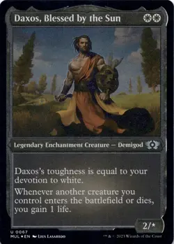 Daxos, Blessed by the Sun (Foil Etched) - Multiverse Legends MUL - Magic MTG NM - Image 1