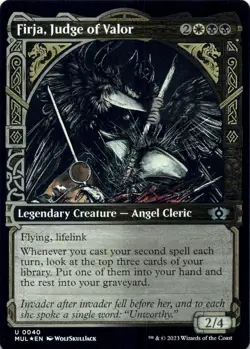 Firja, Judge of Valor (Foil) - Multiverse Legends MUL - Magic MTG NM - Image 1