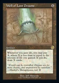 Well of Lost Dreams - Foil Schematic Retro Frame BRO LP MTG - Image 1