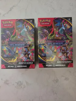 FACTORY SEALED POKEMON Phantasmal Flames (2) BOX LOT Booster Box Bundle=12 pks!! - Image 2