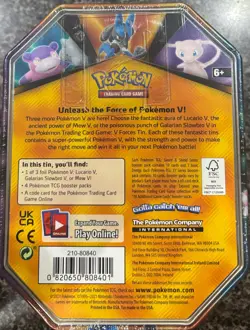 Pokemon TCG Slowbro Forces Tin - New & Factory Sealed - 4 packs + Holo Promo - Image 2