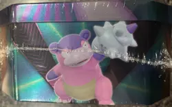 Pokemon TCG Slowbro Forces Tin - New & Factory Sealed - 4 packs + Holo Promo - Image 5