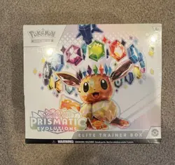 Pokemon Prismatic Evolutions Factory Sealed Elite Trainer Box ETB FAST SHIPPING! - Image 1