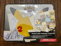 Pokemon TCG 25th Anniversary Celebrations Collector Chest Lunch Box Tin Sealed - Image 1