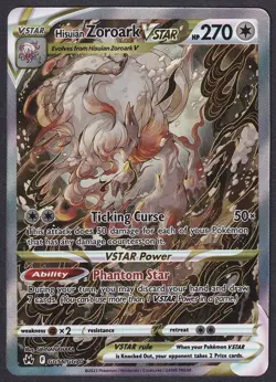 Pokemon Hisuian Zoroark VSTAR GG56/GG70 Special Art Crown Zenith - Image 1