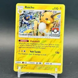 NM Raichu 41/147 2nd Place Reverse Holo Rare Pokemon League Challenge Promo - Image 1