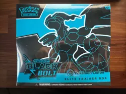Pokemon TCG Scarlet & Violet Black Bolt Pokemon Center Elite Trainer Box ETB - Image 1