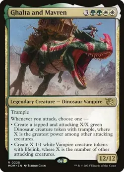 Ghalta and Mavren - Foil MOM LP MTG - Image 1