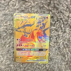 Pokemon TCG Reshiram & Charizard GX SM247 Full Art TAG TEAM Promo 270 HP - Image 1