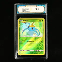 TQG 9.5 MINT+ 2017 Pokemon ENG Surskit 7/149 C - Image 2