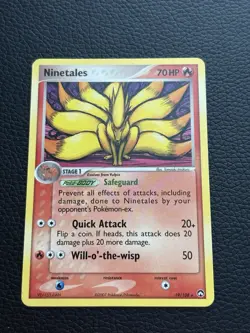 Pokemon TCG Ninetales 19/108 Power Keepers Non-Holo LP Condition - Image 1