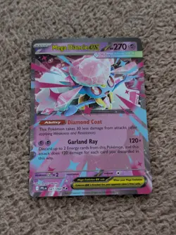 MEGA DIANCIE EX 041/094 PHANTASMAL FLAMES POKEMON TCG DOUBLE RARE PACK FRESH NM - Image 1