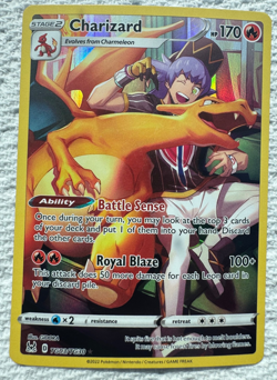 Pokemon Charizard TG03/TG30 Lost Origin Trainer Gallery Holo - Image 1