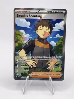 2025 Pokemon SV Journey Together JTG EN Brock's Scouting #179/159 - Image 1