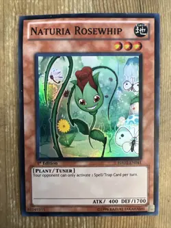 Naturia Rosewhip HA02-EN041 Super Rare - DMG 1st Yugioh - Image 1