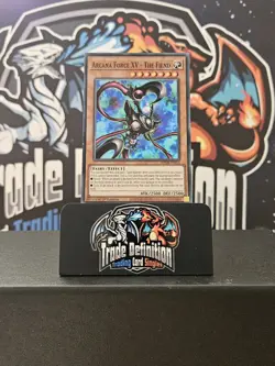Arcana Force XV - The Fiend - Super Rare 1st Edition MZMI-EN015 - NM - YuGiOh - Image 1