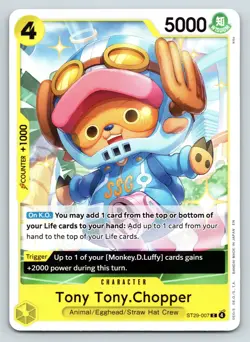 One Piece TCG Tony Tony.Chopper C Starter Deck 29: Egghead ST29-007 NM - Image 1