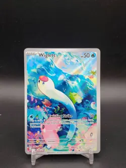 Wiglett 206/198 Scarlet & Violet Illustration Rare NM Pokemon Card - Image 1