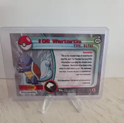 Pokemon Topps TV Animation Edition Wartortle Card #08 - Image 2