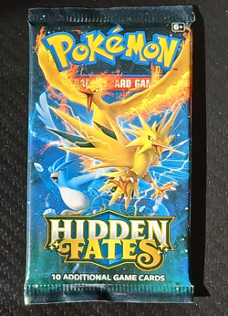 Pokemon TCG Hidden Fates Booster Pack 10 Cards English - Image 1