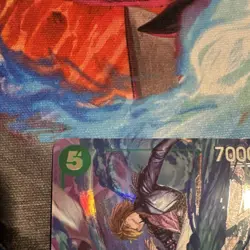 Bandai One Piece Sanji FILM OP13-027 R Holo Japanese 7000 Power Card alt - Image 3