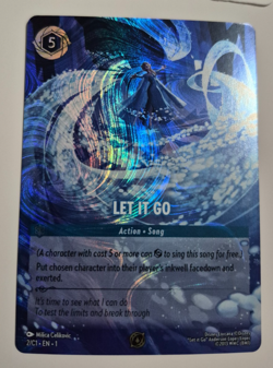 Disney Lorcana Let It Go DLC Foil Top 128 Challenge Prize Card - Image 2