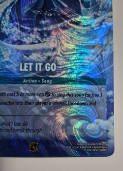 Disney Lorcana Let It Go DLC Foil Top 128 Challenge Prize Card - Image 4