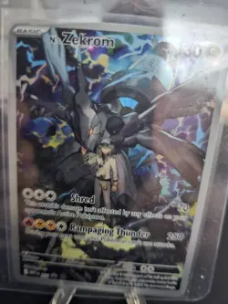 Pokemon TCG N's Zekrom Holo Card, Rare - Image 1