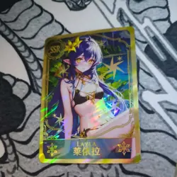 Layla Genshin Impact SSR Goddess Story Anime Waifu Card Girl Foil Doujin Bikini - Image 1